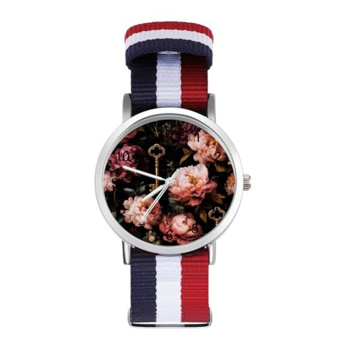 Baseball Home Plate Drip American Flag Game Day Adult Watch - Product Imagery