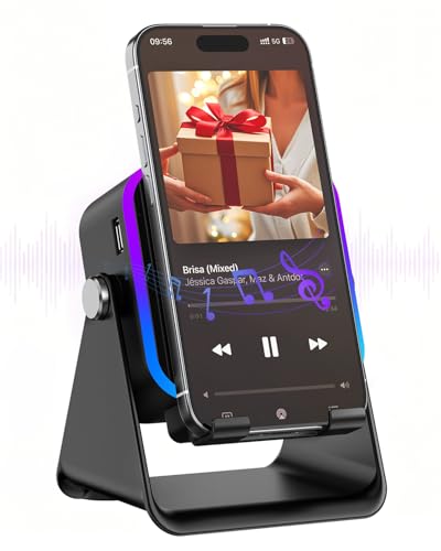 Gifts for Men Tech Gadgets Wireless Induction Speaker with Phone - Product Imagery