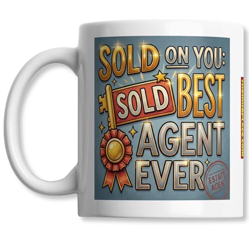 Estate Agent Coffee Mug - Sold On You Best Agent Ever - - Product Imagery