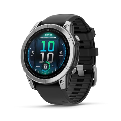 Garmin fēnix® E, Multisport GPS Smartwatch, 47mm, Stainless - Product Imagery
