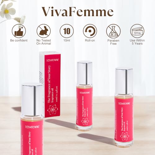 Pheromones Perfumes for Women, Long Lasting Fruity Scent, Roll - Product Imagery