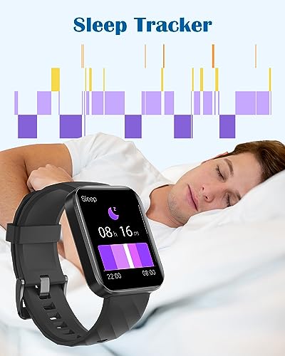RUIMEN Smart Watches for Men Women, Bluetooth Calls, Fitness - Product Imagery