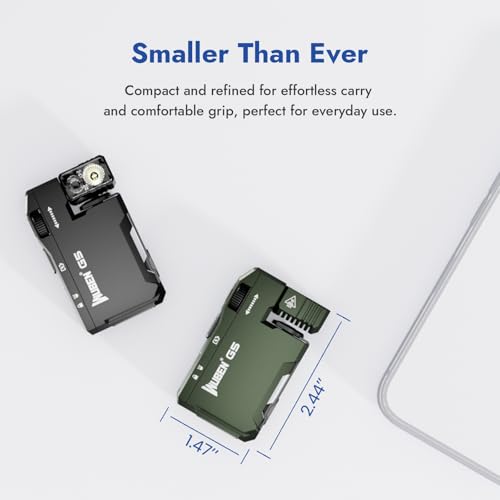 WUBEN G5 Rechargeable EDC Flashlight, Mini Flat Bright Pocket - Product Imagery