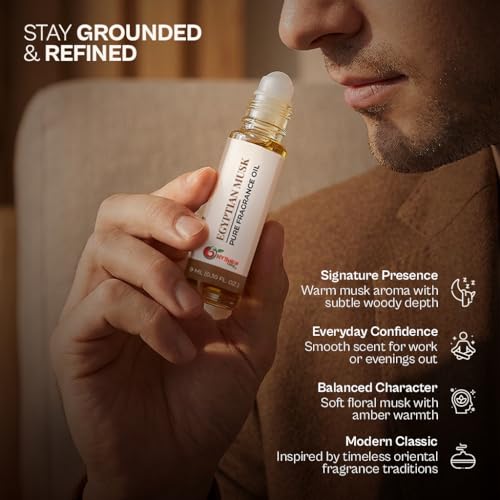 NY Spice Shop Egyptian Musk Fragrance – Pack of 1 Soft Floral - Product Imagery