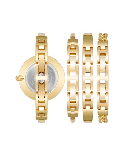 Anne Klein Women's Bangle Watch and Bracelet Set - Product Imagery