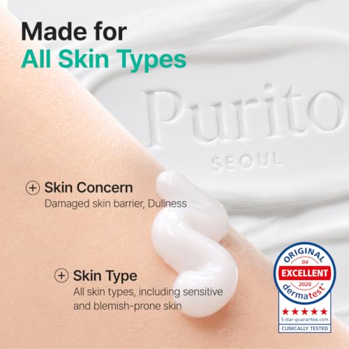 PURITO Panthenol 10% Cream for Sensitive Skin, 3.38 fl.oz - Product Imagery