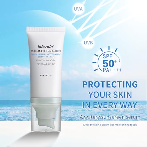 Centella Sunscreen SPF 50, Moisturizing Water-Fit Sun Serum, - Product Imagery