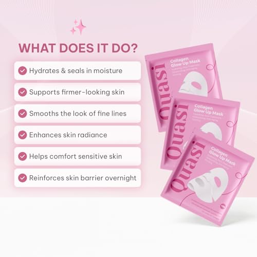 Bio-Collagen Face Mask Overnight – Hydrating Korean Sheet Mask – - Product Imagery