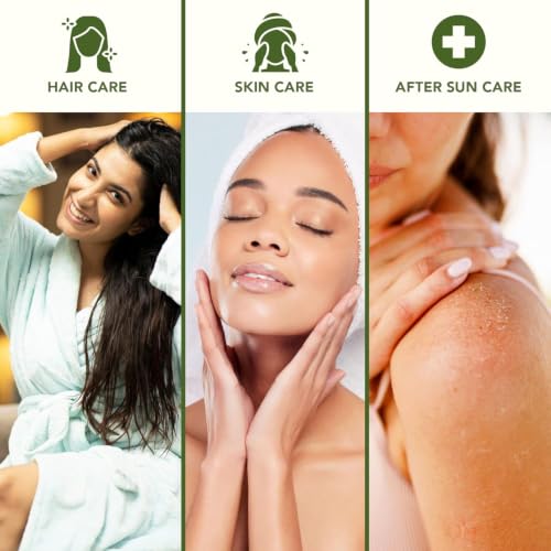 Green Leaf Naturals Aloe Vera Spray, After Sun Care for Face, - Product Imagery