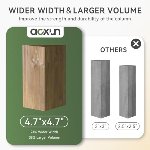 Aoxun 20' x 12' Outdoor Wood Gazebo, Hardtop Gazebo Permanent - Product Imagery