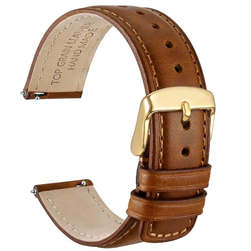 WOCCI Quick Release Watch Band, Distressed Genuine Leather, - Product Imagery