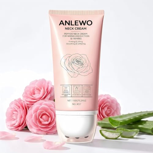 Camellia Neck Firming Cream with Massage Roller - Anlewo Official Imagery - 1