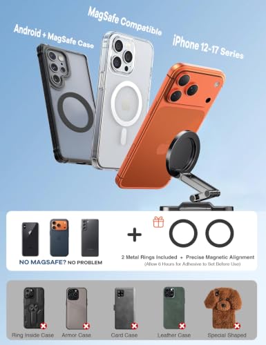 Magnetic Golf Cart Phone Holder, Dual Magnet Mount for EZGO Club - Product Imagery