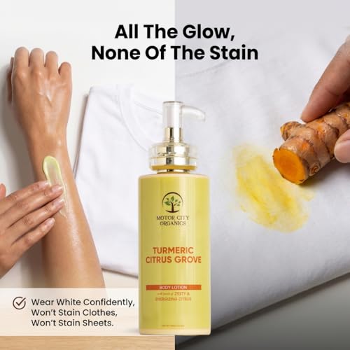 Turmeric Citrus Grove Body Lotion | Turmeric Root + Citrus Peel - Product Imagery