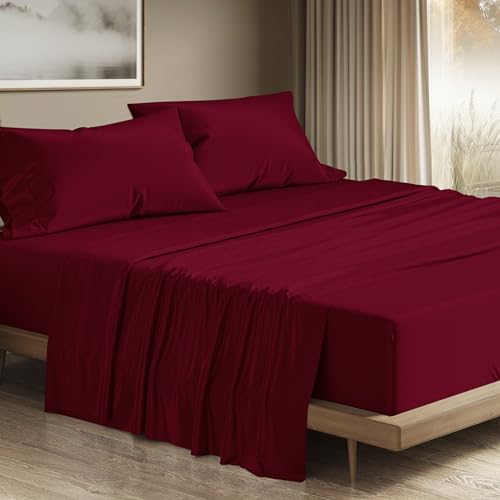 THREAD SPREAD 100% Egyptian Cotton Queen Sheets Set - 1200 - Product Imagery