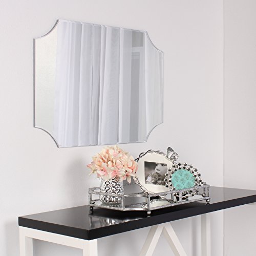 Kate and Laurel Ciel Metal Mirrored Ornate Scalloped Decorative - Product Imagery