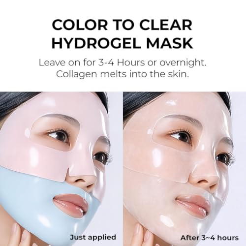 DEWYCEL BabyCollagen Hydro Gel Mask | 2-Step Gel Face Mask for - Product Imagery