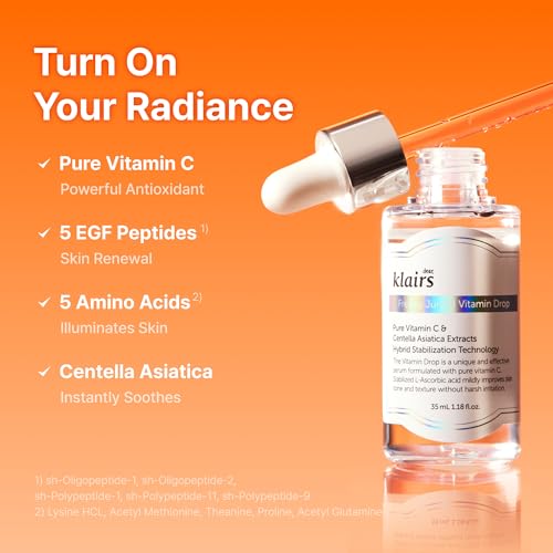 DearKlairs Vitamin C Serum - Dark Spot Care for Sensitive Skin... - Product Imagery