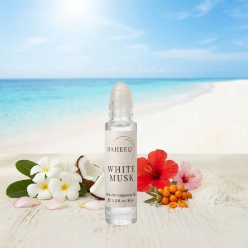 White Musk Perfume Oil Roll-On – Long Lasting Pure White Musk - Product Imagery