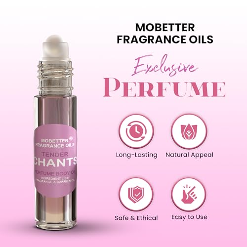 MOBETTER FRAGRANCE OILS Tender Chants Perfume Fragrance Body Oil - Product Imagery