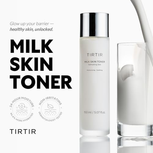 TIRTIR Milk Skin Rice Toner | Deep Moisturizing, Hydrating Toner - Product Imagery