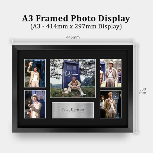 HWC Trading Peter Davison Doctor Who Gifts Printed Signed - Product Imagery