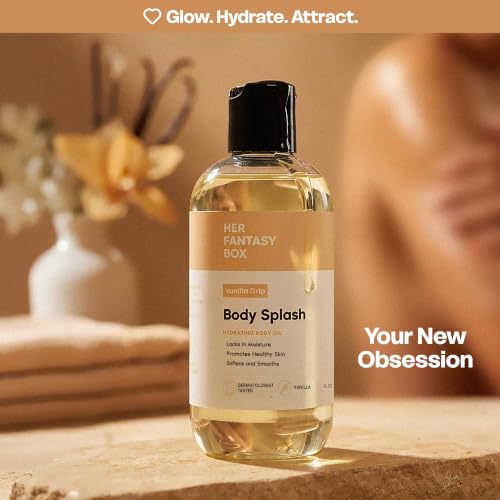 Her Fantasy Box | Body Splash Vanilla Drip Fragrance Oil – Warm - Product Imagery