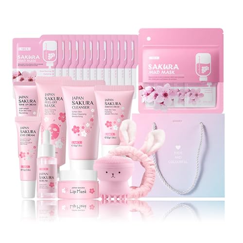 Skin Care Set Sakura Women Beauty Gift Sets Korean Skin Care - Fashion Base Official Imagery - 1