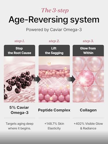 Caviar Glow Collagen Wrapping Mask, Korean Peel-Off Mask, Glass - Product Imagery
