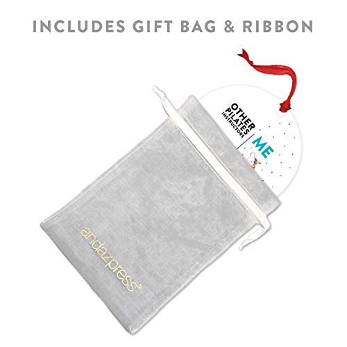 Funny Round Metal White Elephant Christmas Ornament Gag Gift, - Product Imagery