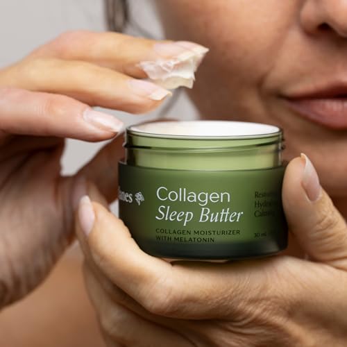 GOODJANES Collagen Sleep Butter Night Cream with Vegan Collagen, - Product Imagery