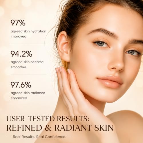 Golden Facial Skin Care Set with Cleanser, Toner, Lotion, Face - Product Imagery