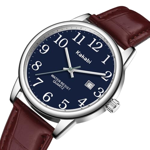 Watch for Men, Easy Reader Unisex Analog Quartz Waterproof - Product Imagery