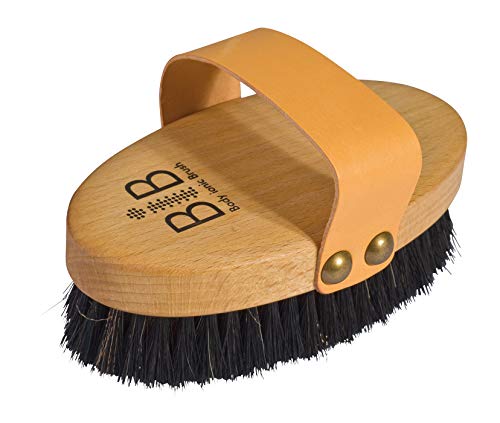 Redecker Fine Bronze Wire Horsehair Massage Brush Body Ionic - Redecker Official Imagery - 1
