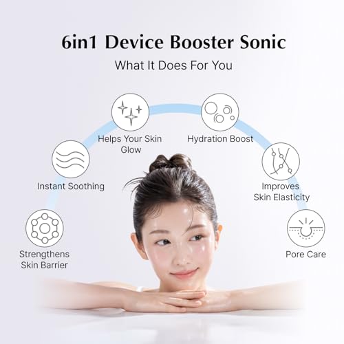 Booster Sonic with Moisture Booster Gel 100g | 6-in-1 Glass Skin - Product Imagery