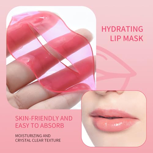 15 Pairs Eye Mask and 15 Pcs Lip Mask, Under Eye Patches and Lip - Product Imagery