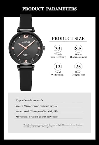 Women's Waterproof Wrist Watch for Students,Nurse,Medical - Product Imagery