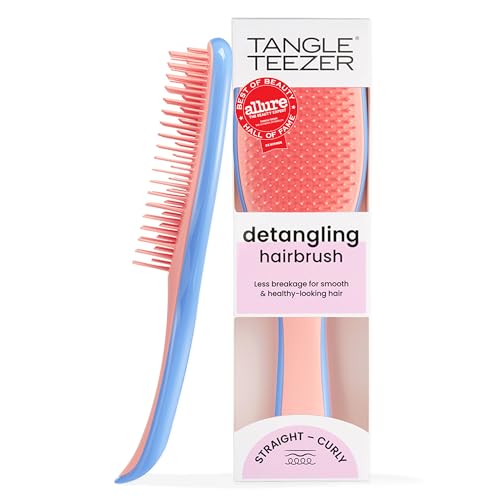 Tangle Teezer Ultimate Detangler Brush, Straight to Wavy, Apricot Blaz - View 1