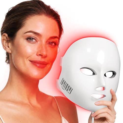 4D LED Red Light Therapy Mask for Face Skin Glowing,630nm Led - Product Imagery