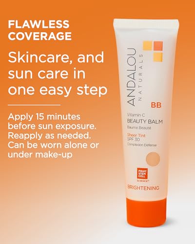 Andalou Naturals Vitamin C BB Beauty Balm Sheer Tint SPF 30 (2 - Product Imagery