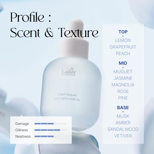 (Angel Muguet) Perfumed Hair Oil, for Shine & Frizz Control, - Product Imagery