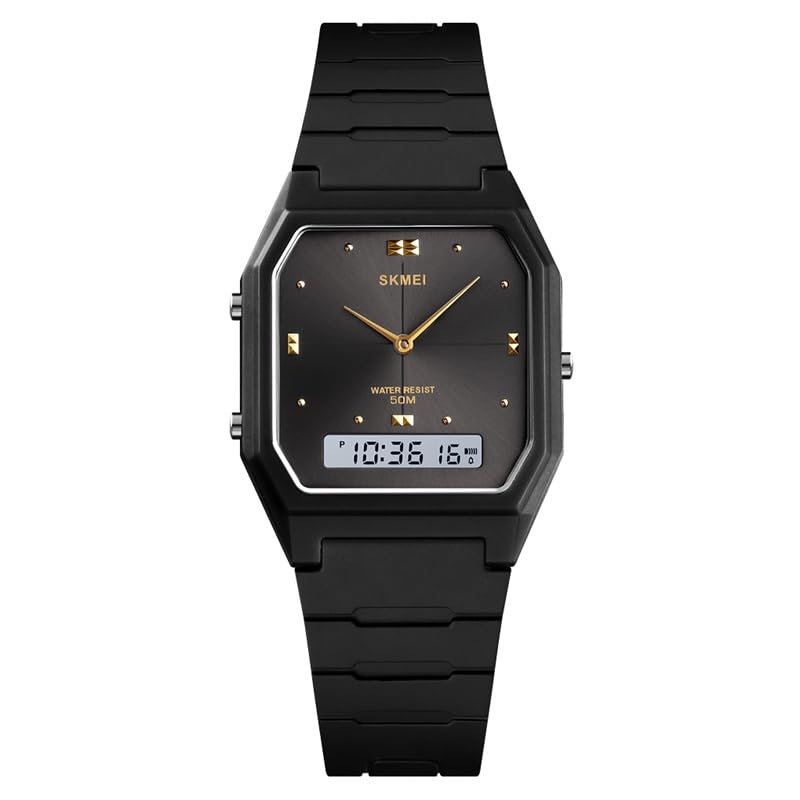 SKMEI Watches for Men,Fashion Square Digital Watches for Women - Product Imagery