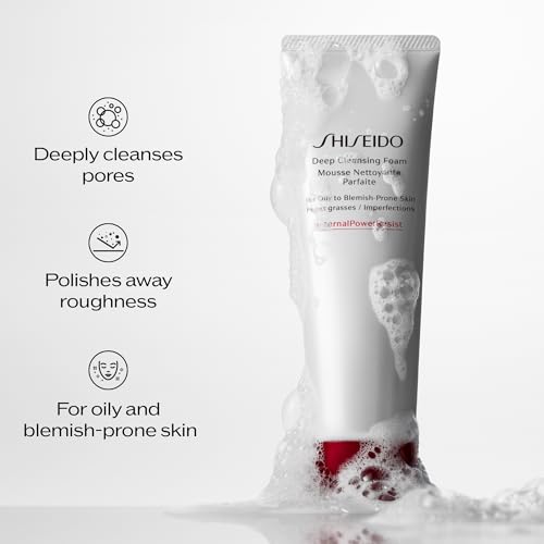 Shiseido Deep Cleansing Foam - 125 mL - Deeply Cleanses & - Product Imagery