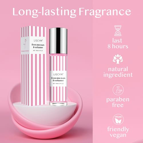 Pheromone Perfume for Women – Vanilla Caramel Sweet Roll-On Oil, - Product Imagery