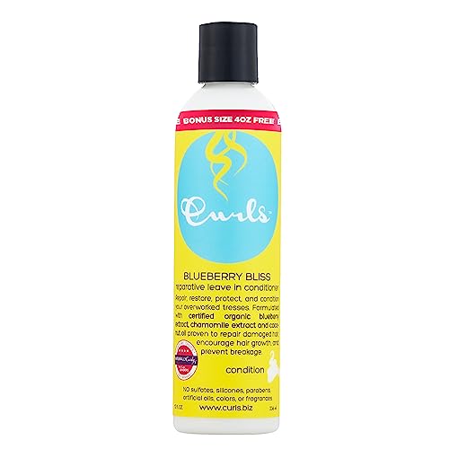 Curls Blueberry Bliss Reparative Leave In Conditioner - Repair Damage and - Curls Official Product View 1