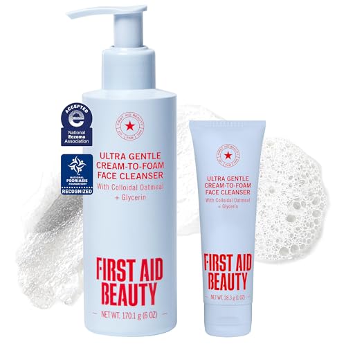 First Aid Beauty Ultra Gentle Cream to Foam Cleanser - Premium Selection Official Imagery - 1