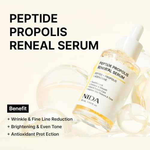 NIDA Peptide Propolis Renewal Serum | Peptide Complex, Propoli... - Product Imagery