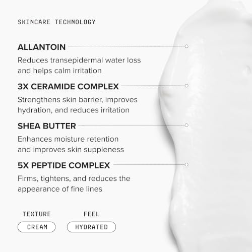 DRMTLGY Peptide Night Cream | Hydrating Firming Moisturizer - Product Imagery