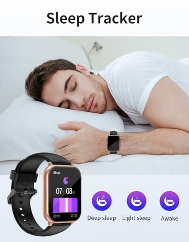 RUIMEN Smart Watches for Men Women (Answer/Make Call, 2 Bands), - Product Imagery