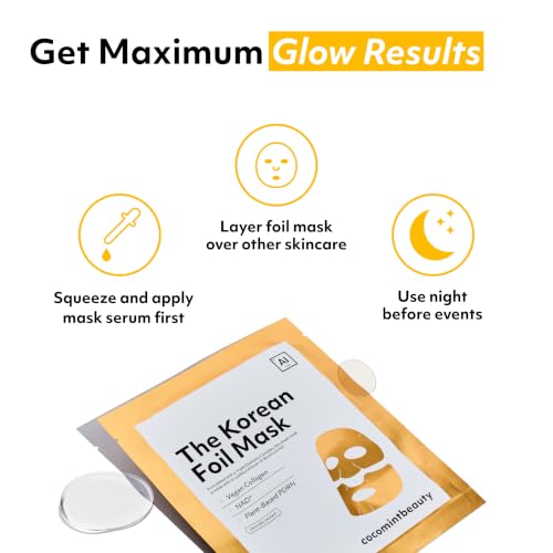 The Korean Foil Sheet Mask | Insulating Face Mask for Deep - Product Imagery